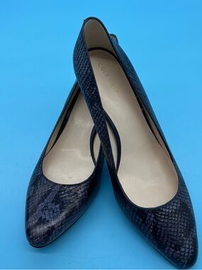 Cole Haan Grand.OS Python Print Point
Toe Pumps Blue Size 9.5B